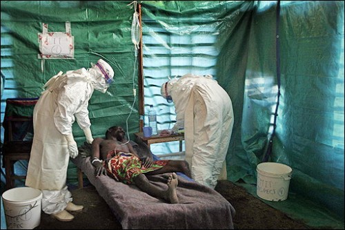 Isolation of Ebola patient