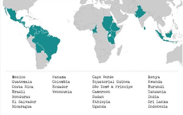 Podoconiosis map